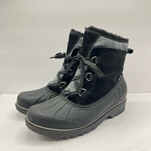 Baretraps Women’s Size 9.5M Springer Black Faux Fur Lined Winter & Snow Boots